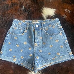 ‘Sunflower’ Mom Shorts